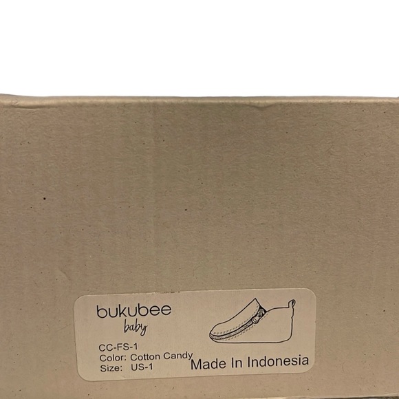BUKUBEE BABY Cotton Candy Leather Bootie with Fur Lining Sz 1 (0-6 months) - Picture 13 of 14